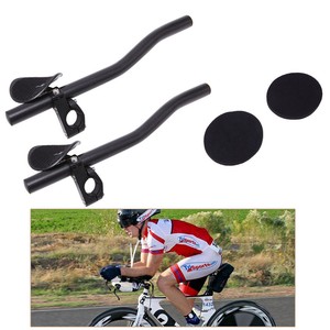 Mountain Bicycle Aero Bar Road Bike MTB Triathlon Arm Rest Handle Alloy Aerobar