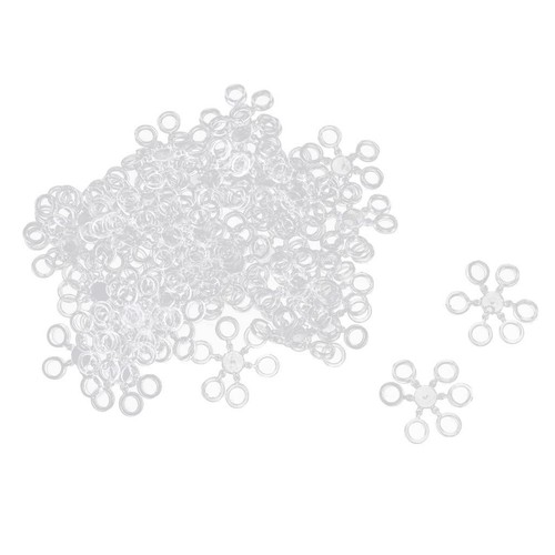 Lot de 40 Bandes de Pellets de Pêche à La Carpe Élastiques d/'Appât Doux