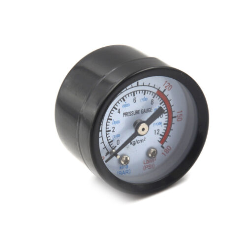 10mm Thread Gas Air Pump Pressure Gauge Compressor Manometer 0-12BAR 0-180PS/s 