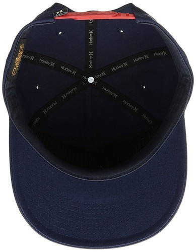 Hurley USA National Team Snapback Hat Cap AO2947 451 Obsidian BLUE Adjustable