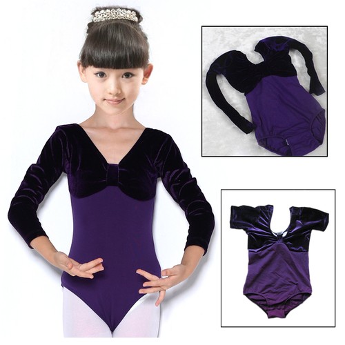 Fall/&Winter Long Sleeve Lycra Cotton Dance Clothes Gymnastics Ballet Clothes