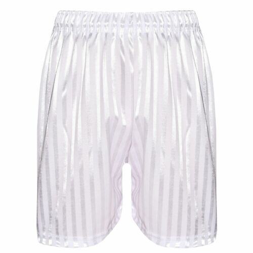 Kids Boys Shadow Stripe PE Shorts Sports Football Gym School Short Age 2-13 Year