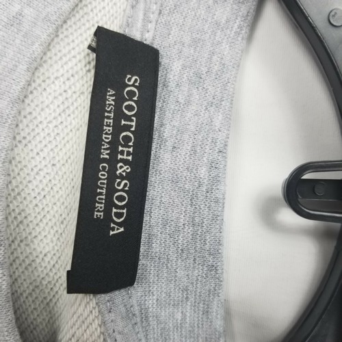 Scotch /& Soda Mens sweatshirt Pullover large gray crew neck $95