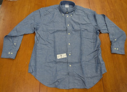 Denim NWT Brooks Brothers Button Down Blue Long Sleeve Regent Fit Shirt