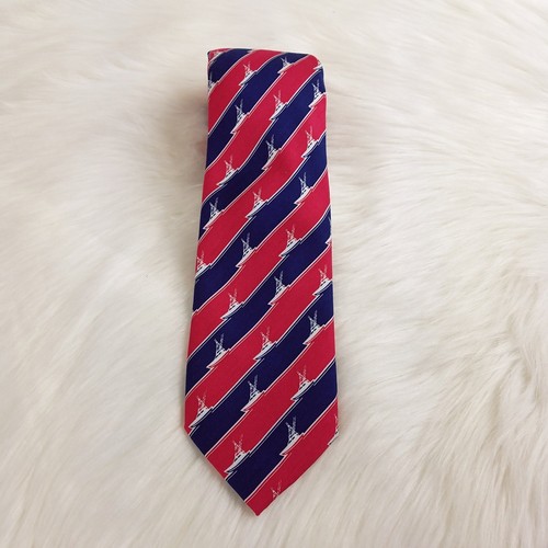 Vineyard Vines Men Sportsfishing Silk NeckTie Pink /& Blue Stripped Style 1T3161
