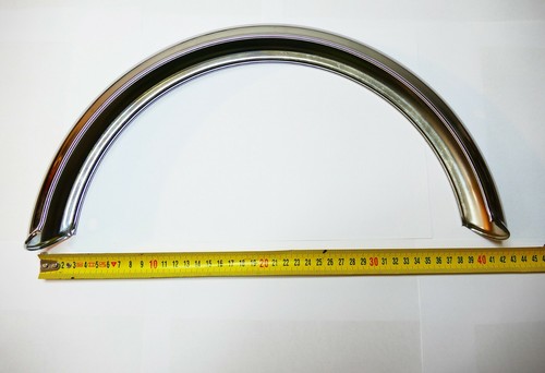 Coppia Parafanghi Inox Cromato Bici Pieghevole Bimbo Graziella 14/'/' ? 12/'/' ?