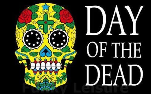 Day of the Dead 5/'x3/' Flag Skull Pirate Halloween Decoration Festival