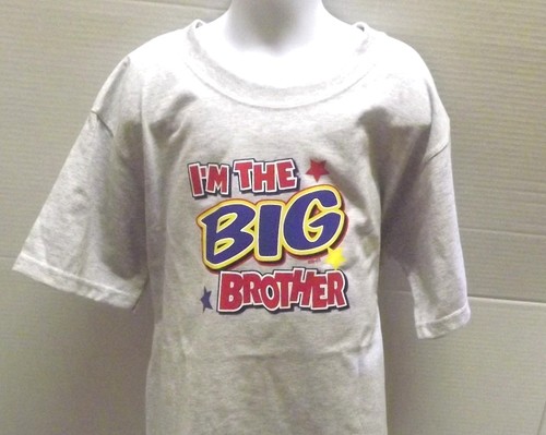 I/'M The Big Brother Kids T-Shirt JERZEES BRAND Size 2-4 To 14-16