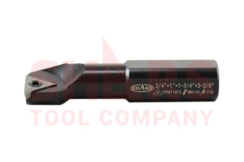 Shars 3//4/" x 1/" Indexable Stubby Length Boring Bars TPMT 32.51 or 32.52 New