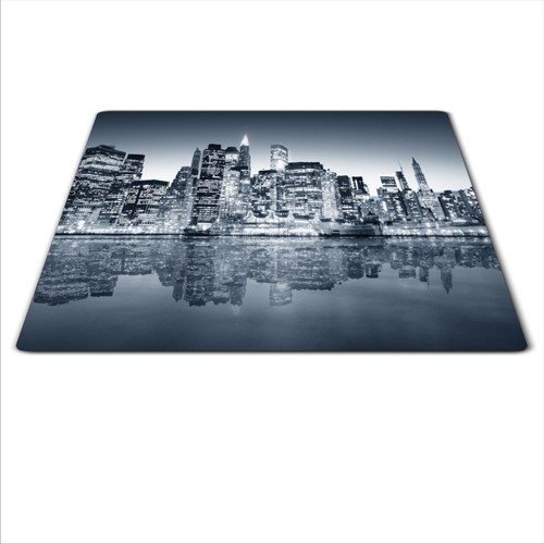 Glass Chopping Board Induction Ceramic Hob Cover Worktop Saver 60x52cm