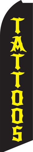 Tattoos Swooper Flag Feather Super Bow Banner