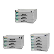 File Cabinet Document Storage Box Working Accessories Filing Organizer Lockable