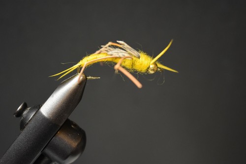 Improved Golden Stonefly Nymph Fly Fishing Flies Size 8 2 Flies