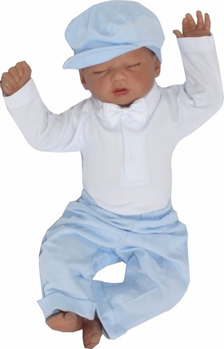 4Tlg Baby SET Taufanzug Festanzug Babyanzug Hochzeit Festlich 56 62 68 74 80 86