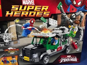 New - SPIDER-MAN: DOC OCK TRUCK HEIST - Super Heroes Lego 76015 MARVEL Octopus