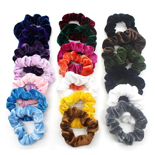 20Pcs Hair Scrunchies Velvet Elastic Hair Bands Scrunchy Hair Ties Ropes Scrun