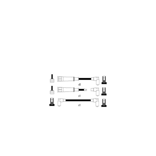 Fits bmw 6 series E24 635 csi variante 1 cambiare câble d/'allumage ht plomb kit