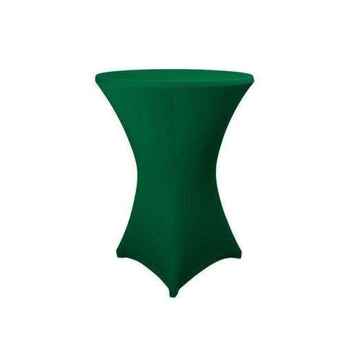 Housse Vert Foncé 80 cm stretch original Expand ® table haute table de bistrot