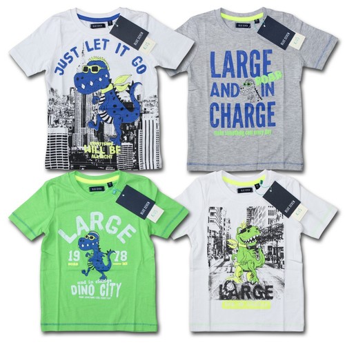 ☆ BLUE SEVEN Kids ☆ Jungen KA T-Shirt Dino ☆ 92 98 104 110 116 122 128 ☆ Kurzarm