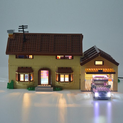 LED Lighting Beleuchtung Licht Für LEGO 71006 Toys The Simpsons House DIY Light