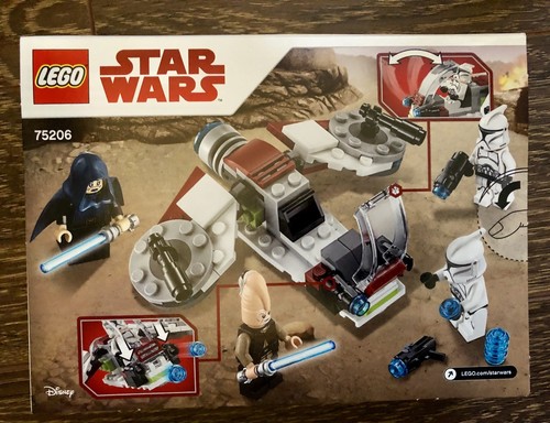 NEW Sealed LEGO 75206 STAR WARS Jedi /& Clone Troopers Battle Pack 102 Pcs