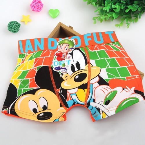 Toddler Baby Boys Girls Mickey Mouse Cartoon Boxer Children Kids Cute Underwear