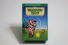 Mario Open Golf Nintendo Famicom NES Japanese Ver. in Box w/ Manual / Retro Game