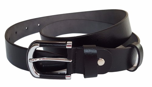 Men/'s 100/% Genuine Leather Suiting Casual Alloy Pin Buckle Brown Black Soft Belt