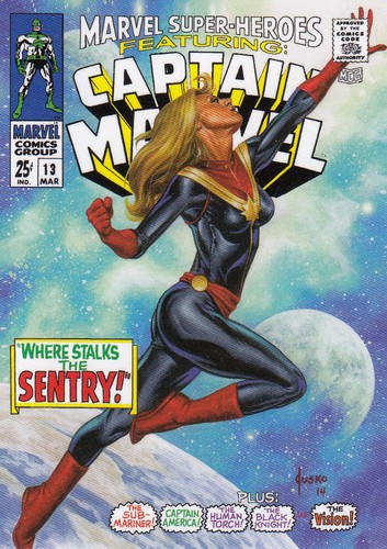 2016 Marvel Masterpieces WHAT IF #69 CAPTAIN MARVEL Tier 3 FREE US Ship NM