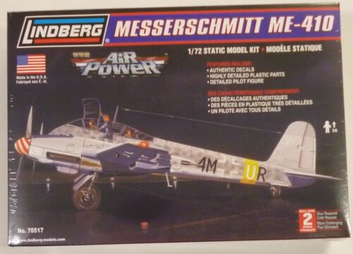 Lindberg 1//72 Messerschmitt ME-410 Model Kit 70517 New