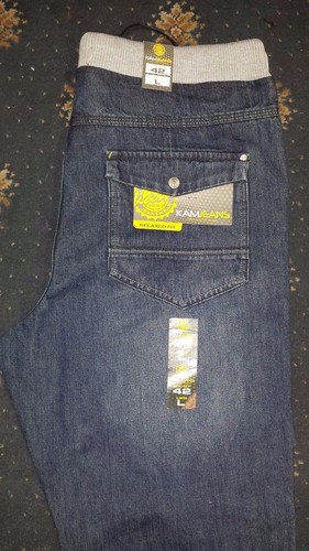 NUOVA linea uomo 40-60 marca DelRoy Blu Big King Plus Jeans Elasticizzati Vestibilità Relax