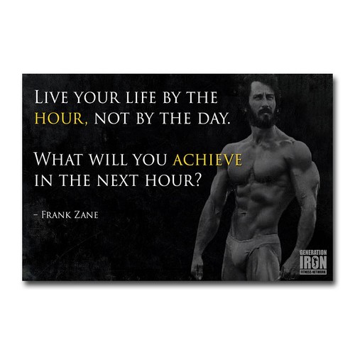 Frank Zane Bodybuilding Motivational Art Silk Canvas Poster 12x18 24x36 inch