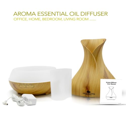 Essential Oils 400mL Diffuser Kit Ultrasonic Mist Aromatherapy 6 pcs Natural Oil