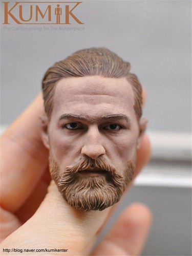 12/'/' Action Figure 1:6 Scale Male Man Whiskers Head Sculpt Model KUMIK KM16-91
