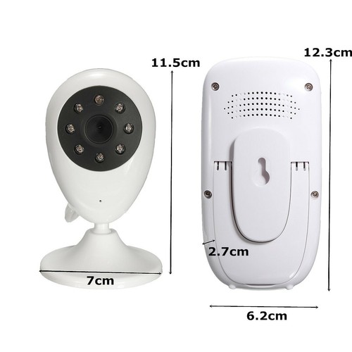 2,4/'/' Babyfone 2,4G Wireless Baby Digital Audio Video Monitor Kamera Nachtsicht