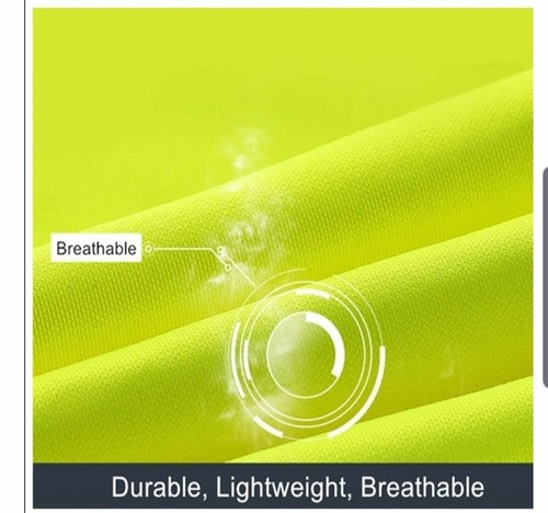 ZUJA Reflective Vest Easy Carry On High-Viz Safety Vest 8039