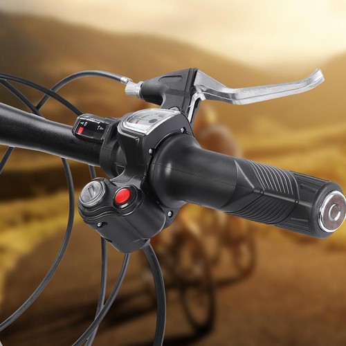 Electric Bicycle Throttle Hand Grip Ebike Scooter Handlebar Lock Function New