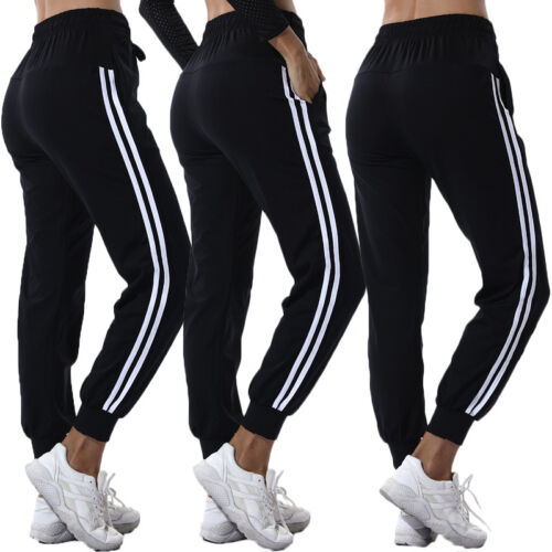 Damen Jogginghose Wellness Freizeit Sporthose Linien Gesundheit Trainingshose 02