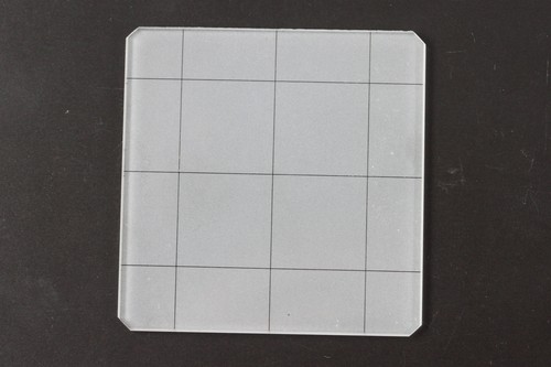 3cm Einstellscheibe-a cuadros-enfoque Screen Matt disco 5,3x5