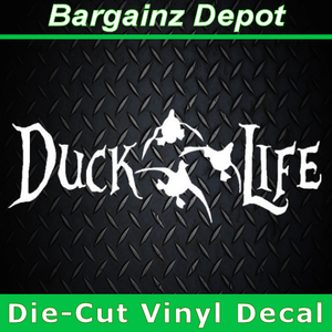 Canard vie.. voiture camion Ordinateur Portable HUNT CHASSE CHASSEUR Autocollant Decal Autocollant Vinyle..