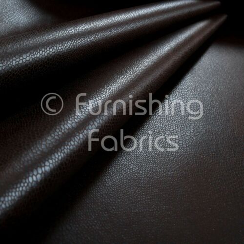 10 Metres Of Brown Faux Leather Suede Animal Pattern New Sofas Upholstery Fabric 