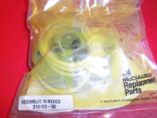 NEW McCULLOCH RECOIL STARTER PULLEY 219163 OEM FREE SHIPPING MH1 MH5