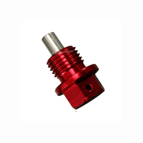 RED MAGNETIC RACING OIL PAN DRAIN PLUG BOLT W// CRUSH WASHER FOR HONDA ACURA