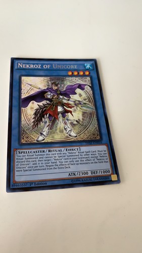 Secret Rare 1st Edition THSF-EN016 Nekroz of Unicore NM//M YUGIOH