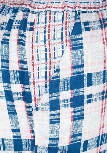 Ex Topshop Ladies Womens Check design Elasticated Twin side pockets Peg Trousers