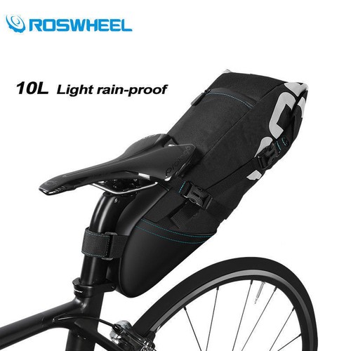 8//10L Mountain Road Bike Seat Bag Waterproof Bicycle Packing Saddle Pannier Bag