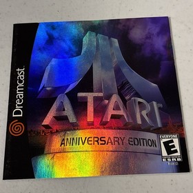 ATARI: Anniversary Edition (Sega Dreamcast, 2001) CIB Complete w/Manual & Tested