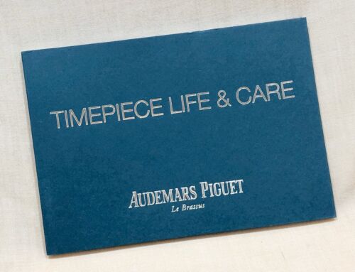 Details about   AUDEMARS PIGUET Timepiece Life & Care 2013 Booklet Royal Oak Offshore Perpetual/ 