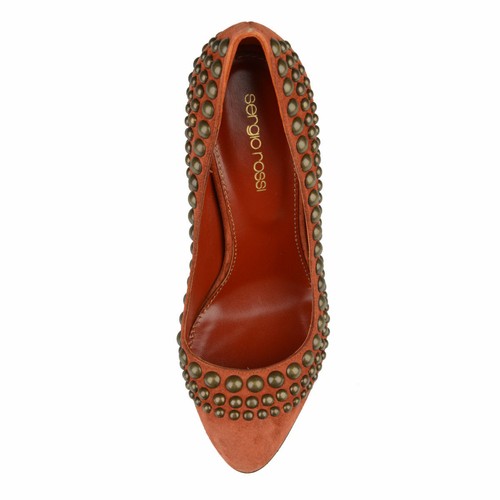 Sergio Rossi Suede High Heel Pumps Shoes Sz 5.5 6 6.5 7 7.5 8 8.5 9 9.5 10.5 11