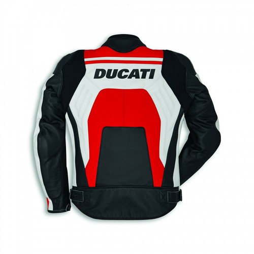 DUCATI C4 Heavy Duty Slim Fit Motorcycle Biker Cafe Racer Leather Jacket For Men